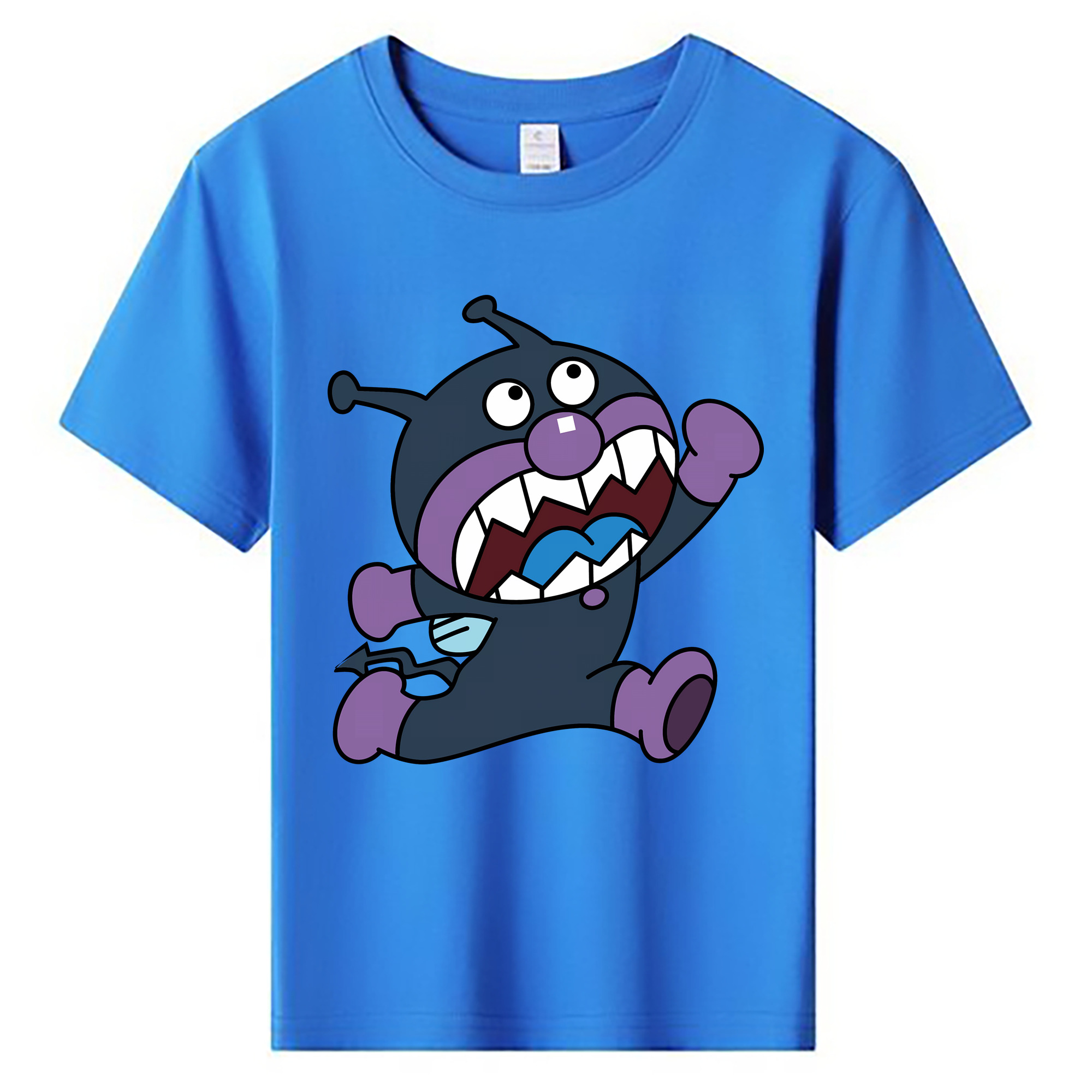 （画像用） アンパンマン Anpanman 綿100％キッズTシャツ（フロントプリント）